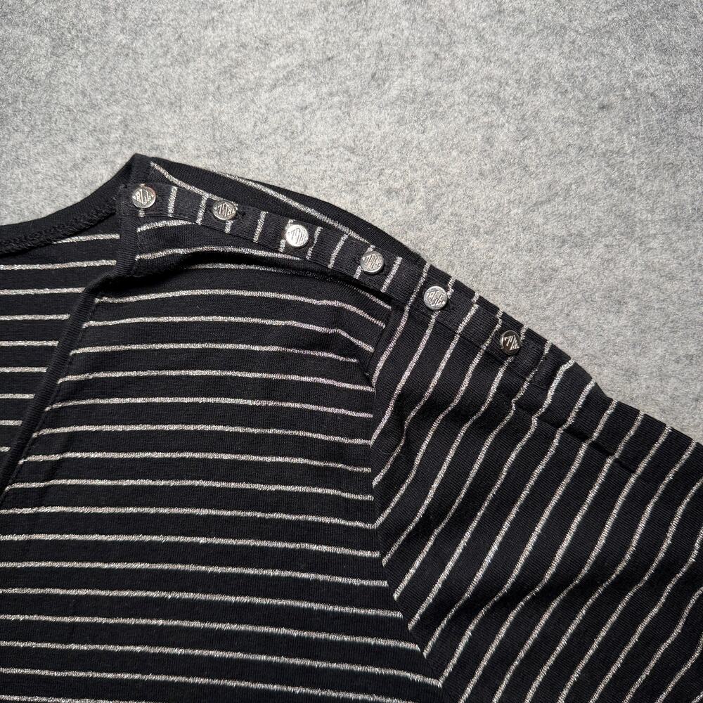 LAUREN RALPH LAUREN Plus Size Long Sleeve Striped Top - Picture 4 of 7